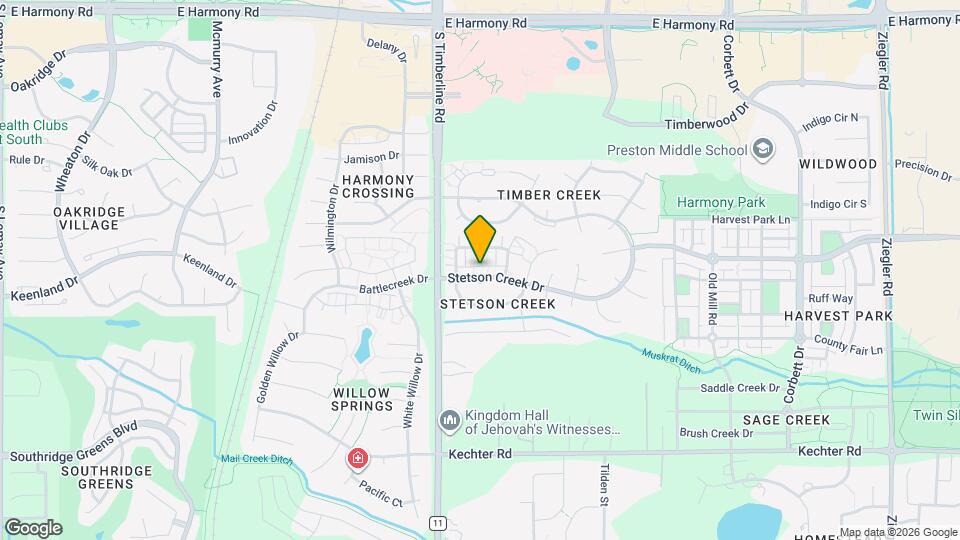2142 Stetson Creek Dr Map and Location Details