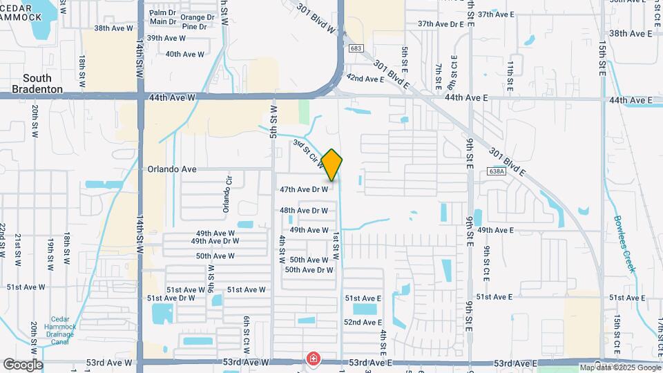 105 47th Ave Dr W Map and Location Details