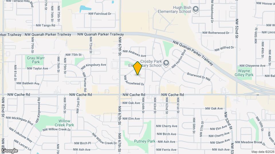 1610 NW Black Mesa Dr Map and Location Details