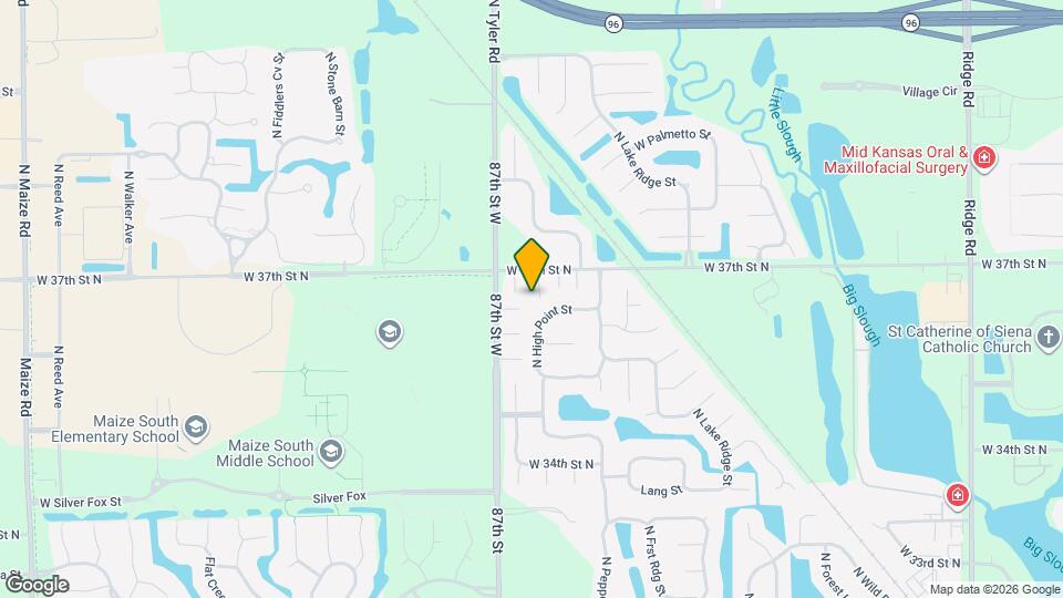 8679 W 37th Ct N Map and Location Details