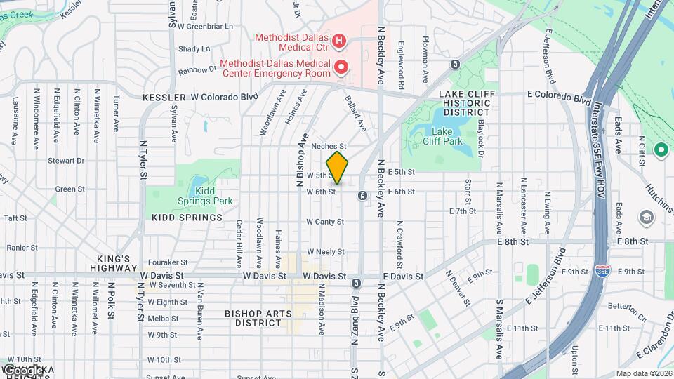 901 Elsbeth St Map and Location Details