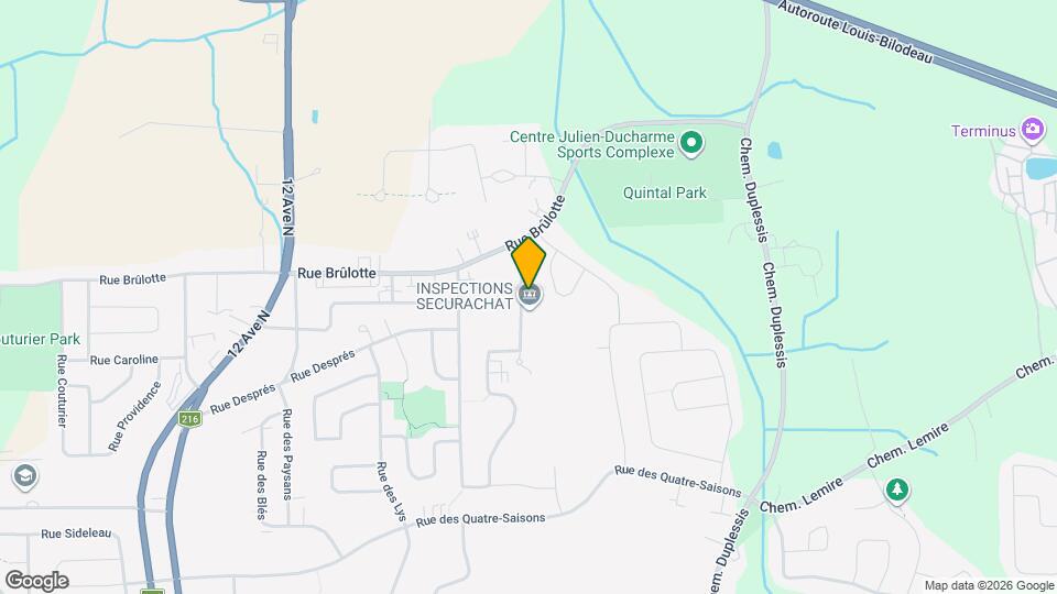 1780-1788 Ernest-Therriault Rue Map and Location Details