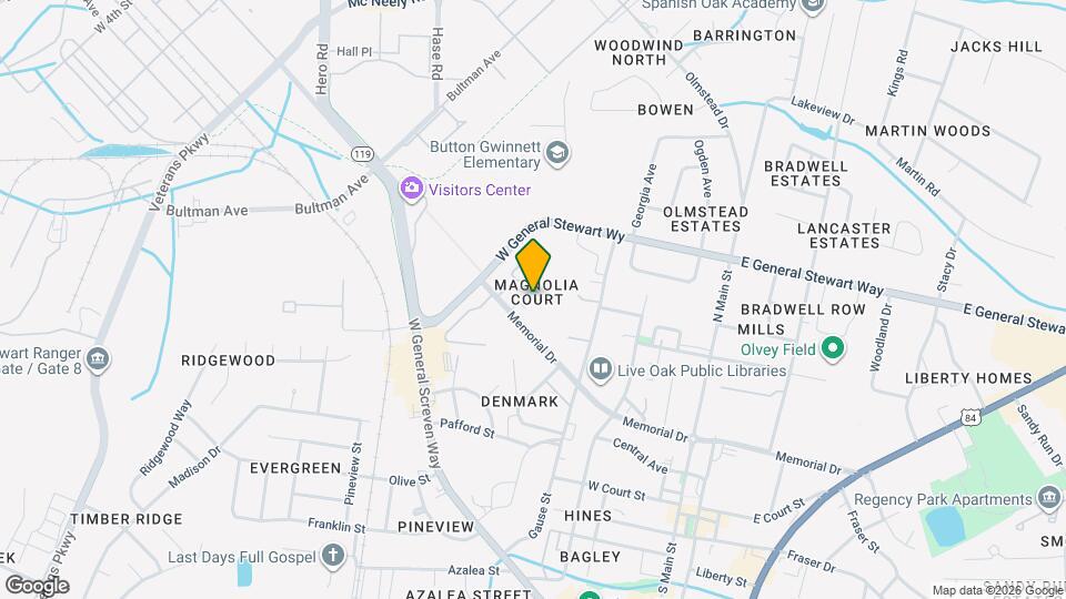 214 Magnolia Plantation Ct Map and Location Details