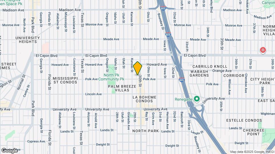 4110-18 30th St Map and Location Details