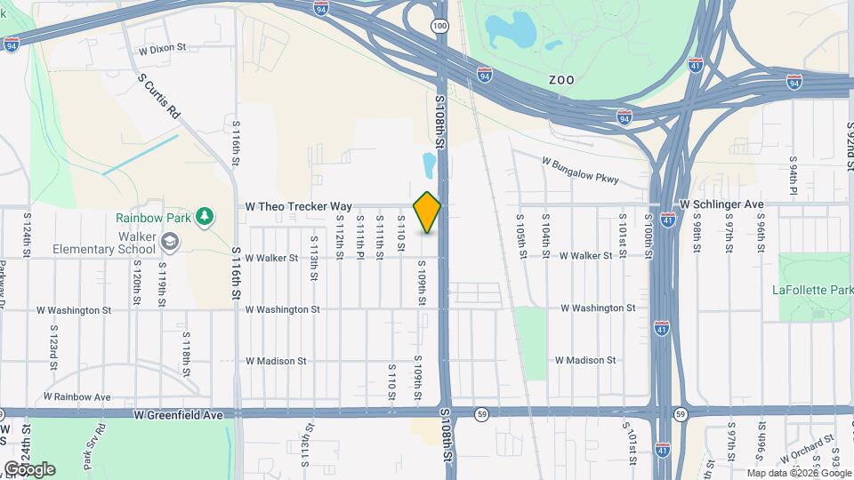 812 S 109th St Map and Location Details
