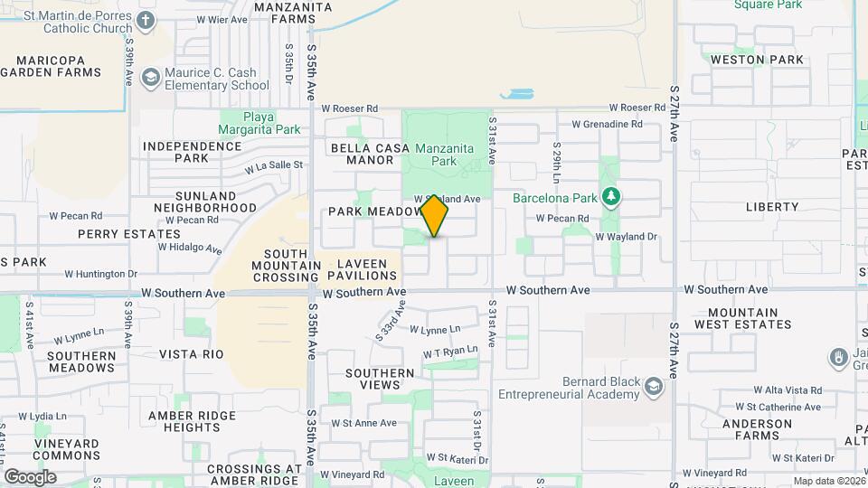 5725 S 32nd Ln Map and Location Details