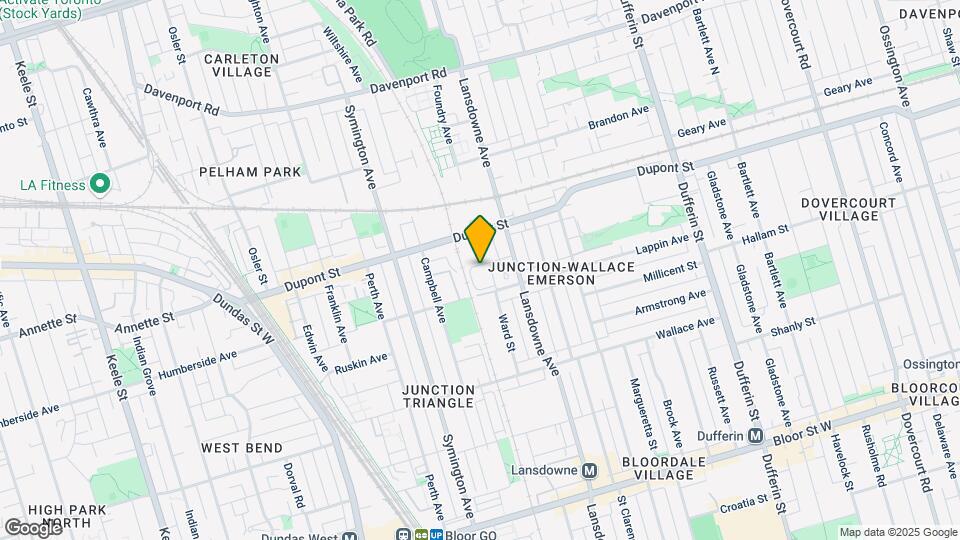 812-1812 Lansdowne Ave Map and Location Details