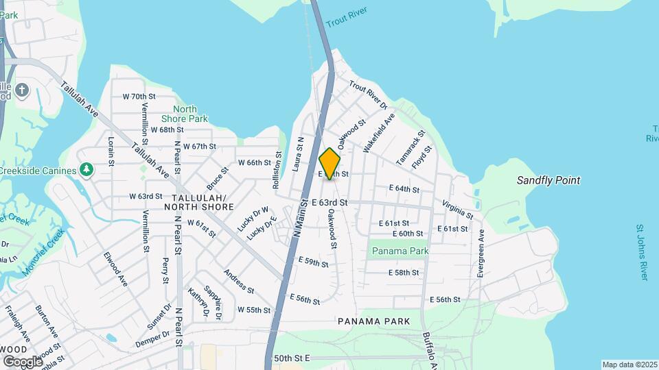 7345 Penrose St Map and Location Details