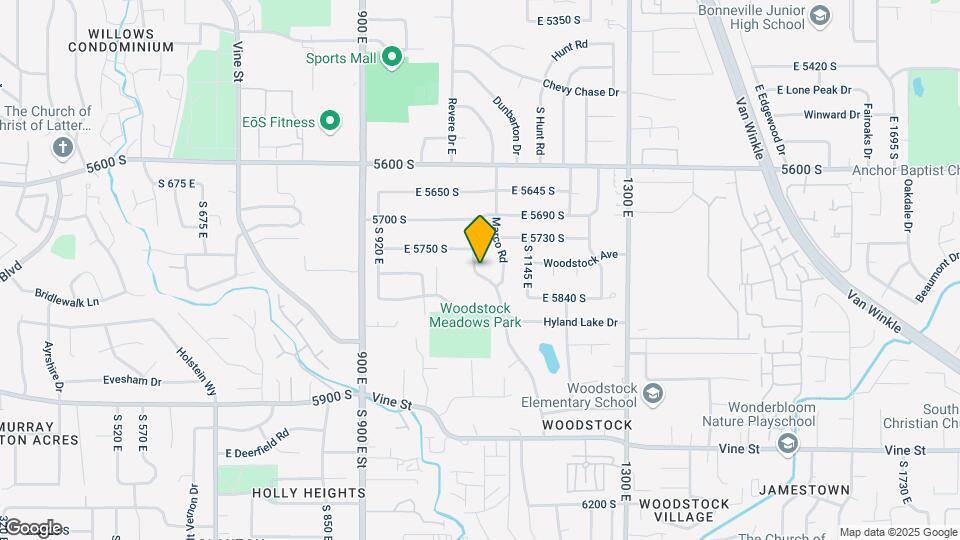 5787 Lakeside Dr Map and Location Details