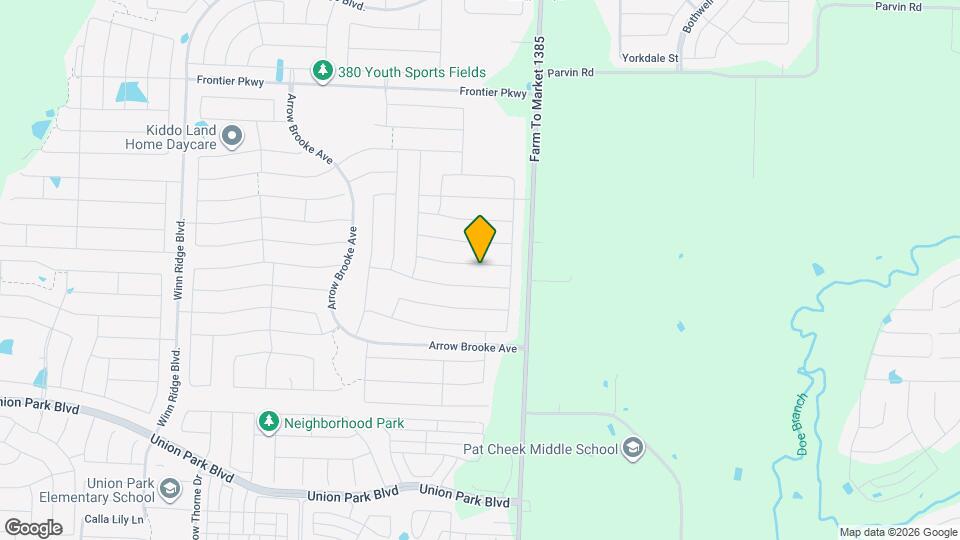 1900 Outpost Creek Ln Map and Location Details