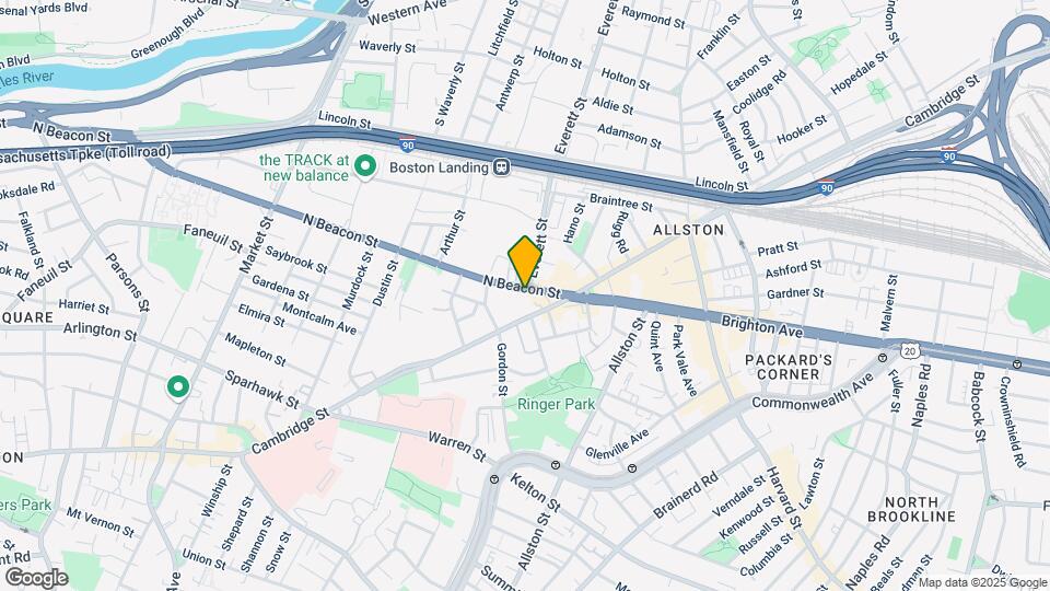 36 North Beacon St, Unit #42 - 502 Map and Location Details
