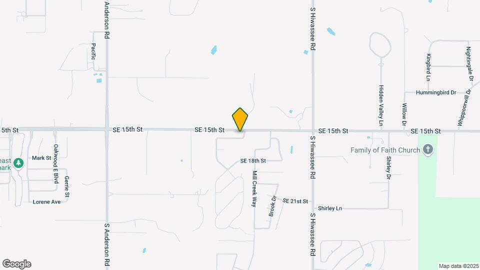 12617 SE 16th Ct Map and Location Details