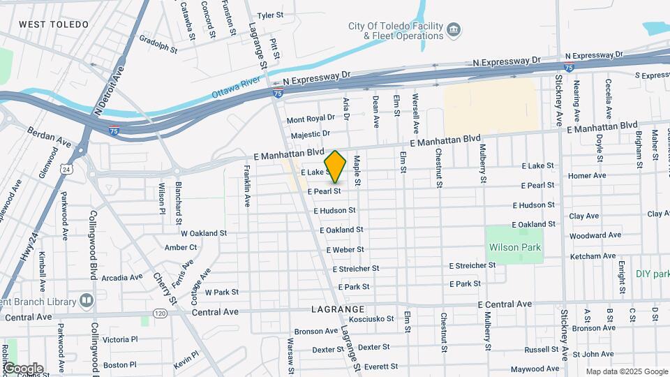 255 E Pearl St Map and Location Details