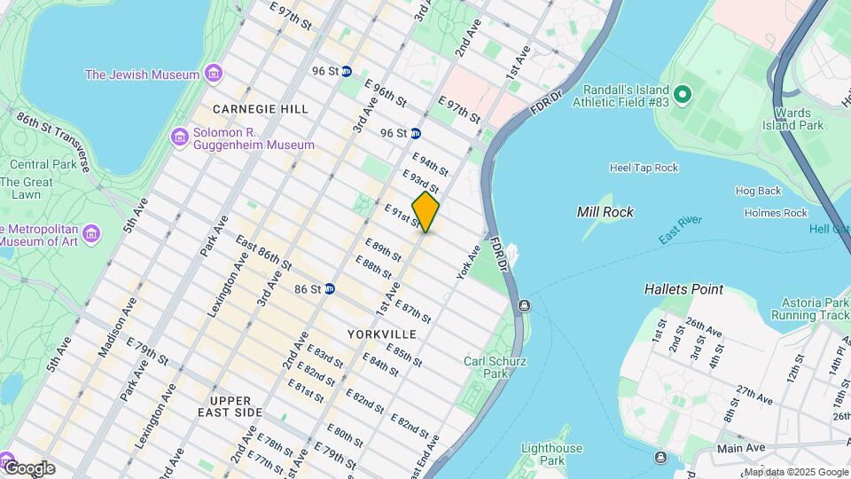 1752 1st Ave. Mapa y Detalles de la Ubicación