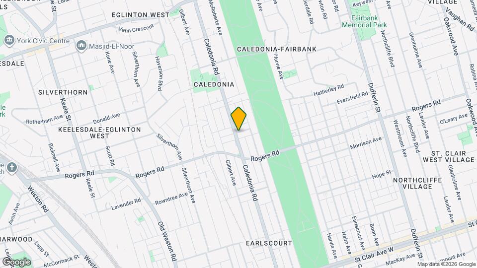 321 Caledonia Rd Map and Location Details