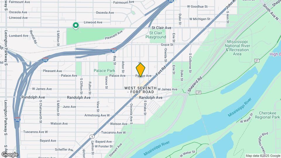 416 Daly St Map and Location Details