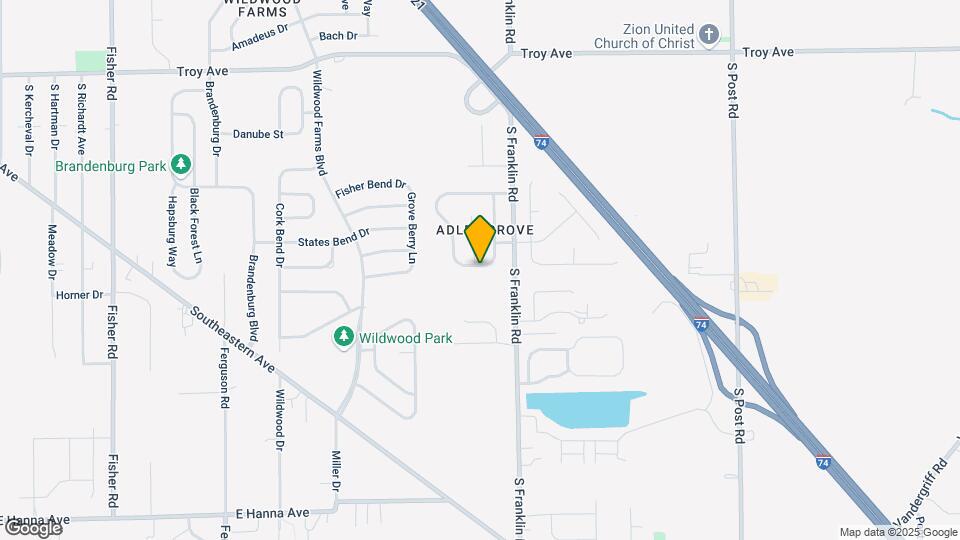 3455 Summer Breeze Ln Map and Location Details