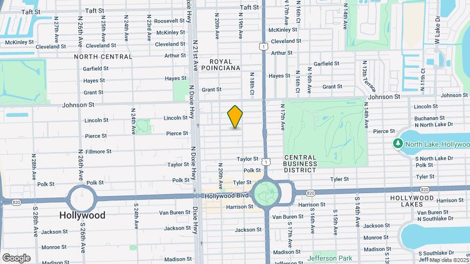 1921 Pierce St, Unit A3 Map and Location Details