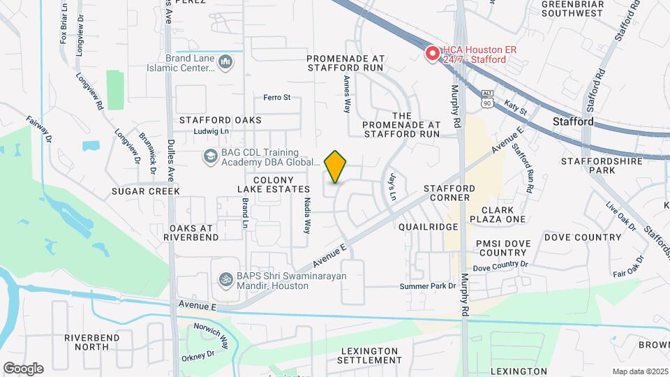 414 Leisure Dr Map and Location Details