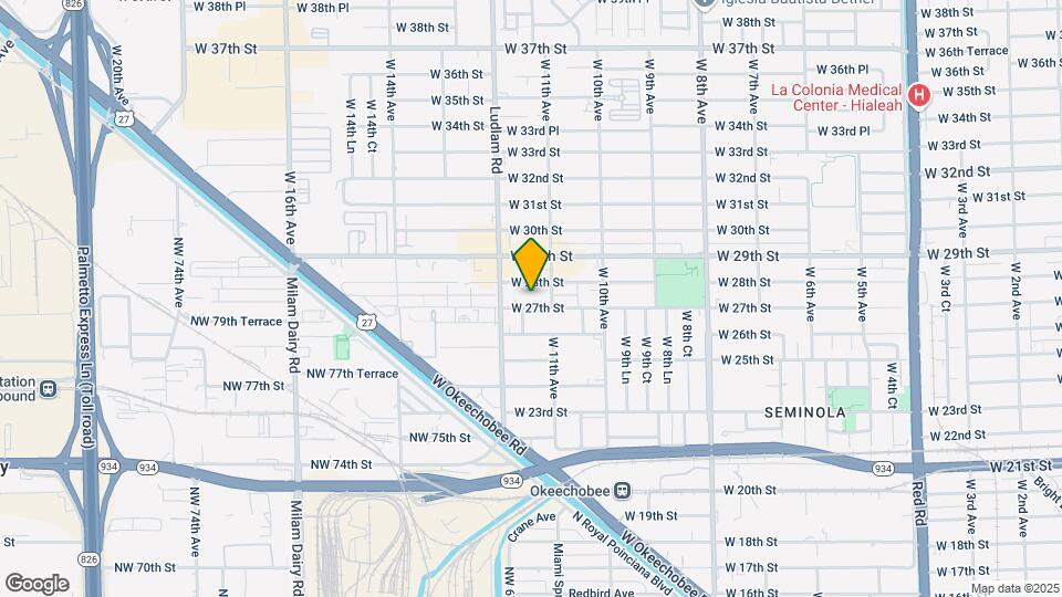 1155 W 27th St Mapa y Detalles de la Ubicación