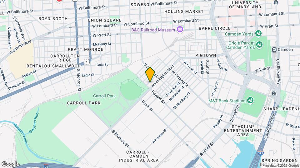 1343 Sargeant St Map and Location Details