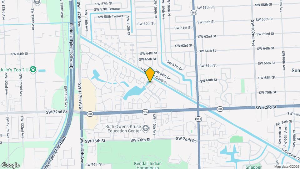 6970 SW 110th Pl Map and Location Details