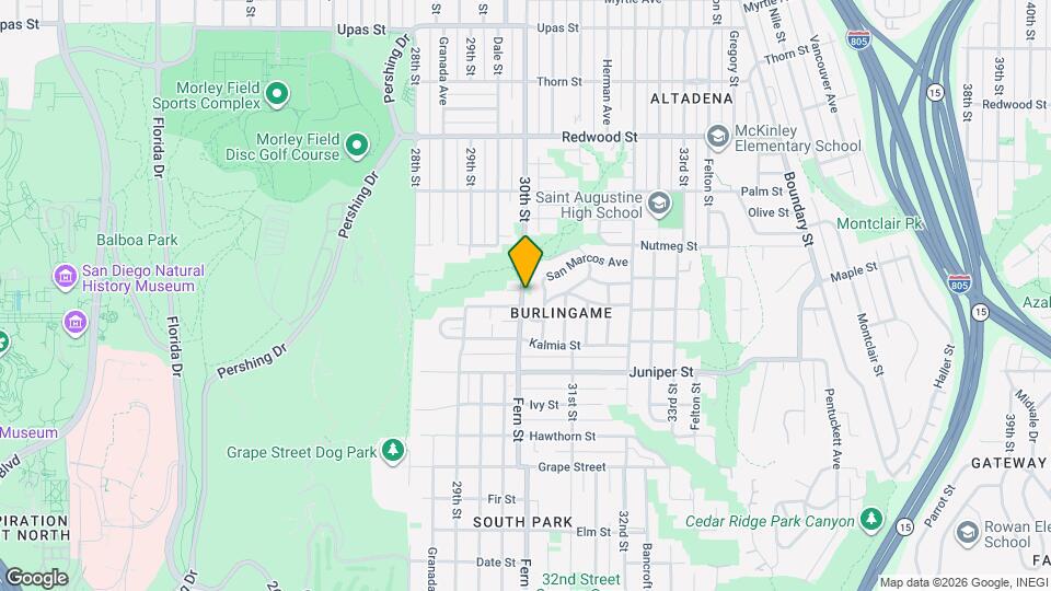 2515 30th St Map and Location Details