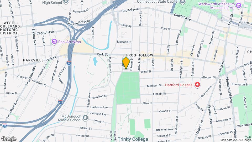 194 Ward St Map and Location Details