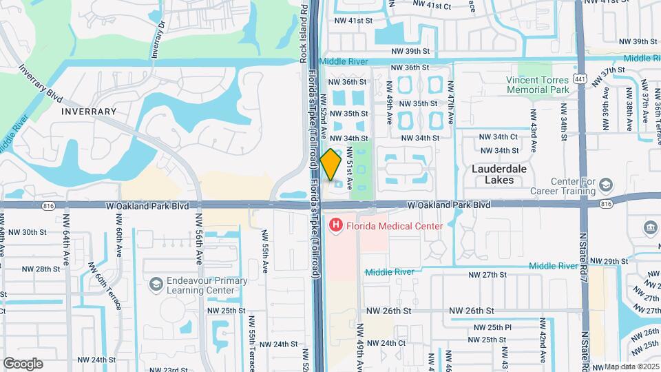 5131 W Oakland Park Blvd Map and Location Details