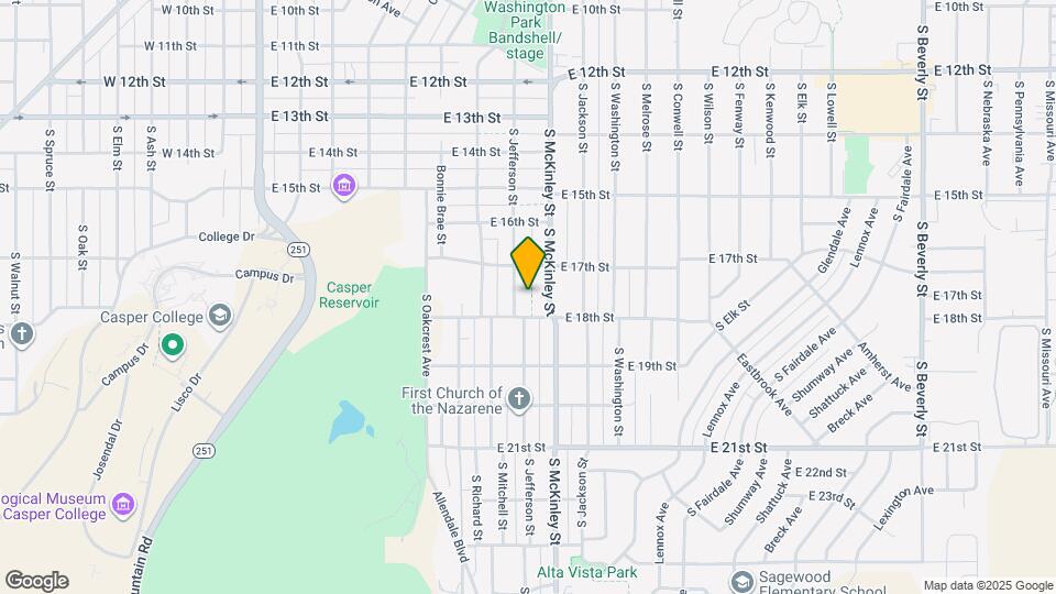 1743 S Jefferson St Map and Location Details