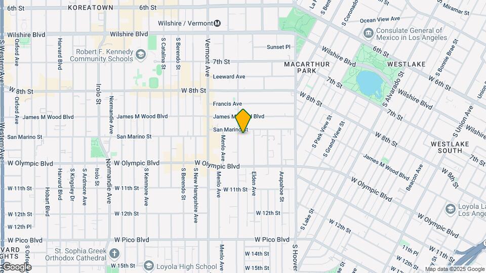 936 S Westmoreland Ave Mapa y Detalles de la Ubicación