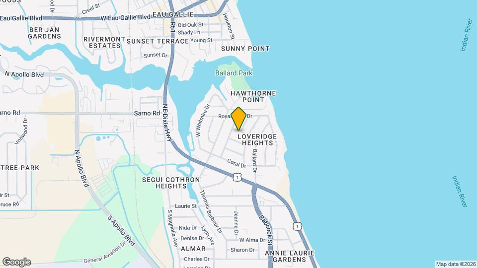 423 Oleander Ln Map and Location Details