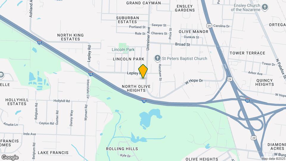 1261 Basin St Map and Location Details