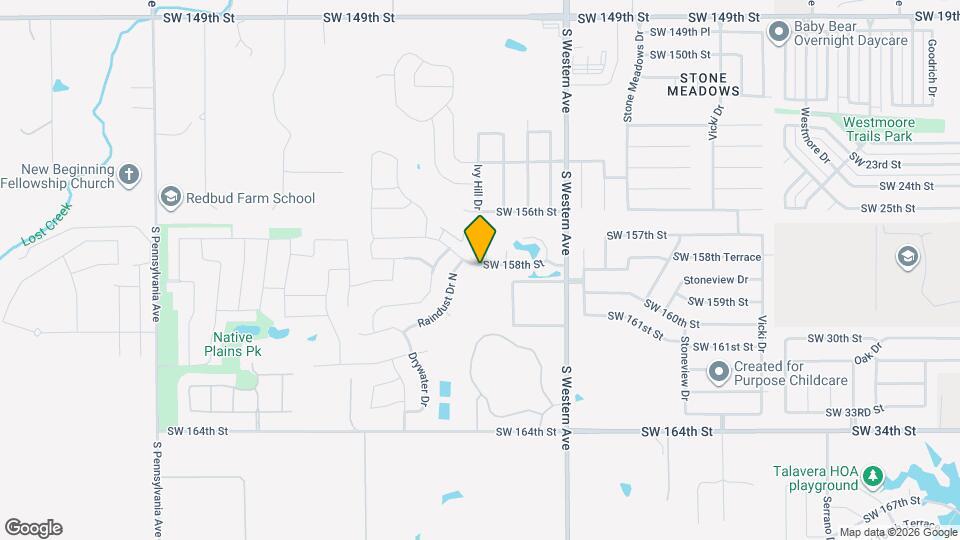 1032 SW 158th St Map and Location Details