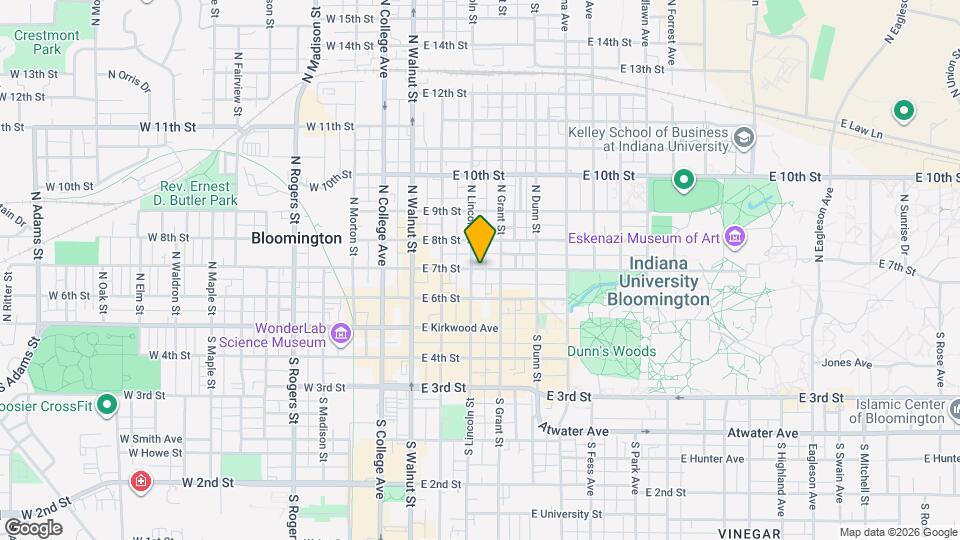 316 E 7th St Map and Location Details