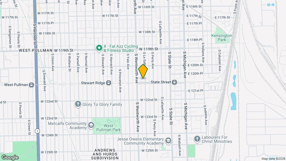 12052 S La Salle St Map and Location Details