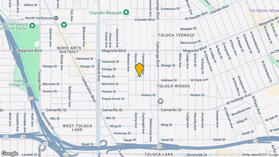 10717 Addison St Map and Location Details