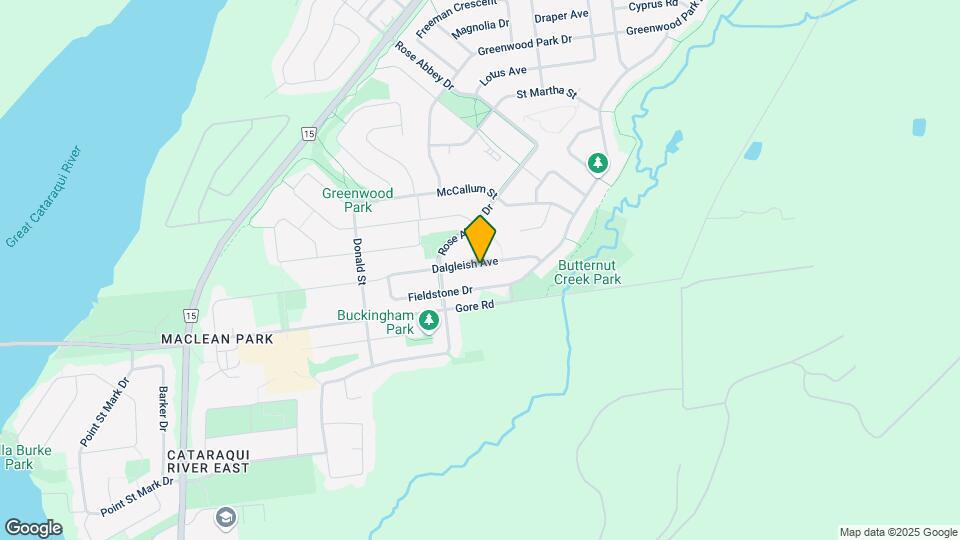 121 Dalgleish Ave Map and Location Details