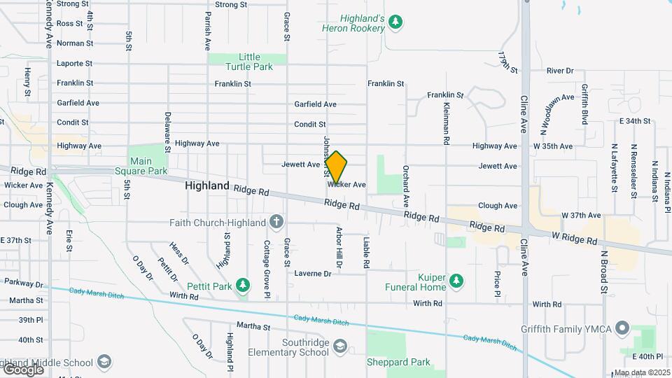 3510 Wicker Ave Map and Location Details