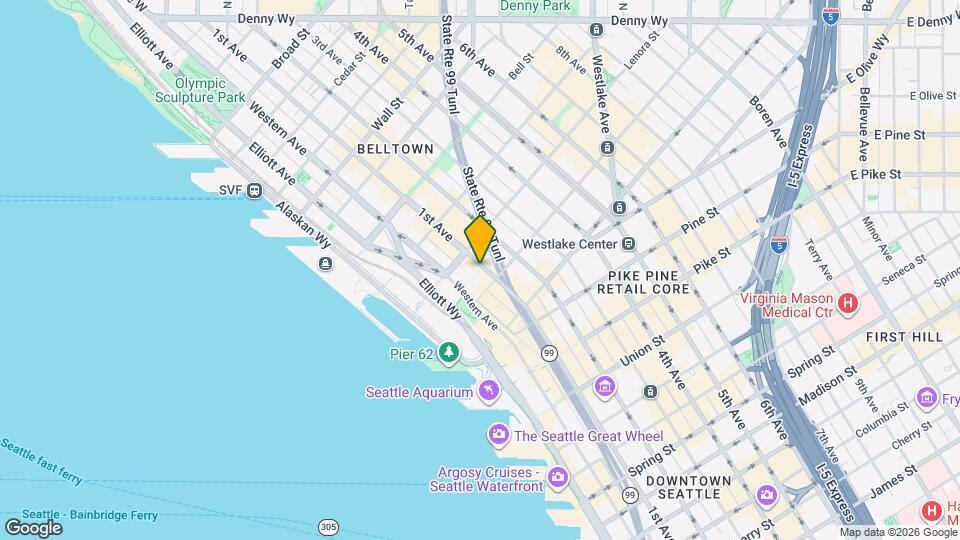 2021 1st Ave Map and Location Details