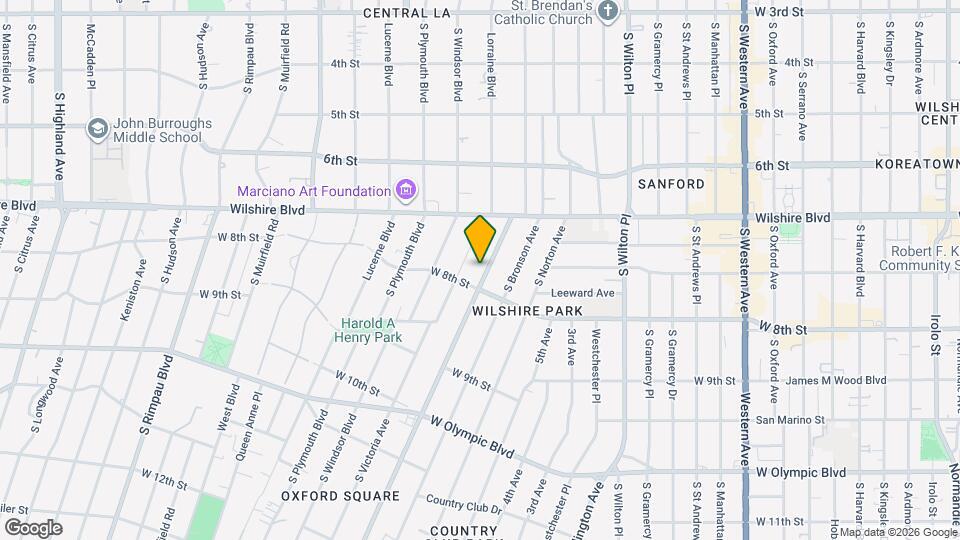 741 Crenshaw Blvd Map and Location Details