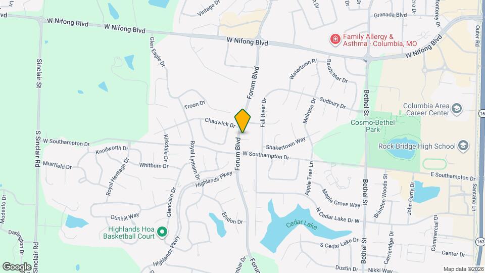 1009 Sheffield Ct Map and Location Details