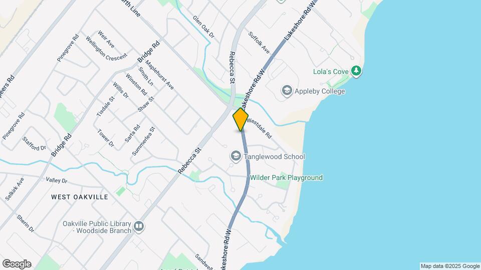 1031 Lakeshore Rd W Map and Location Details