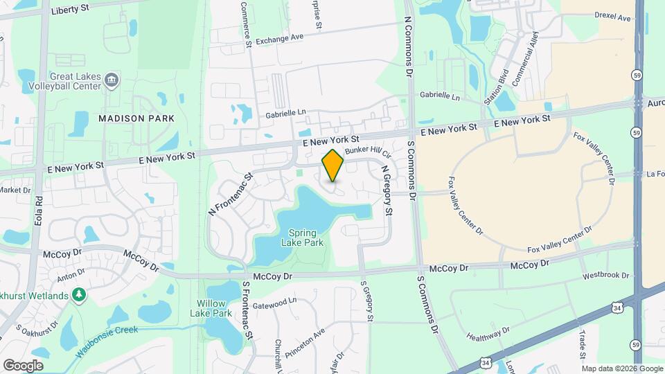 320 Springlake Ln, Unit D Map and Location Details