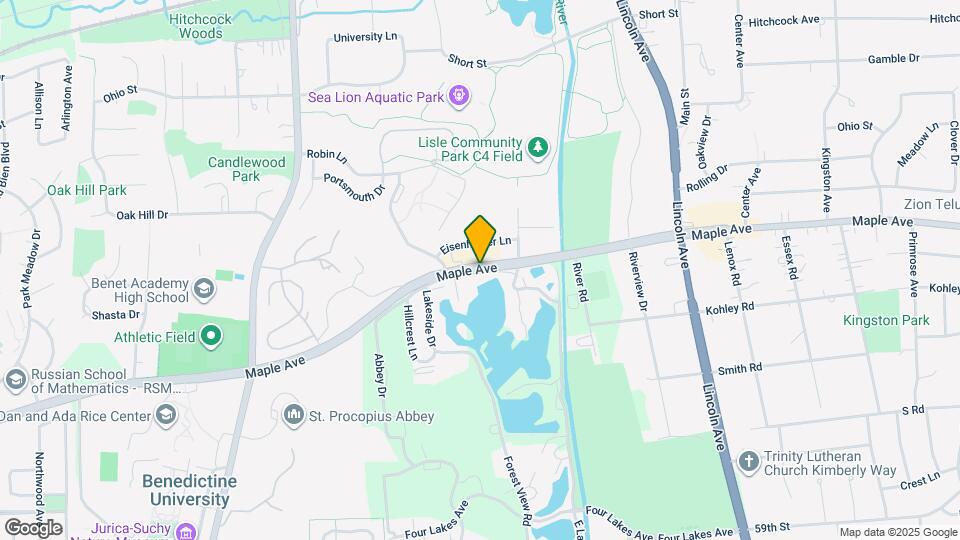 5500 Hillcrest Ln, Unit 1291L Map and Location Details