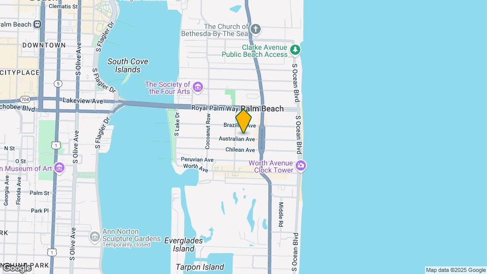 227 Australian Ave Mapa y Detalles de la Ubicación