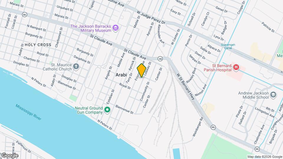 844 Lebeau St Mapa y Detalles de la Ubicación