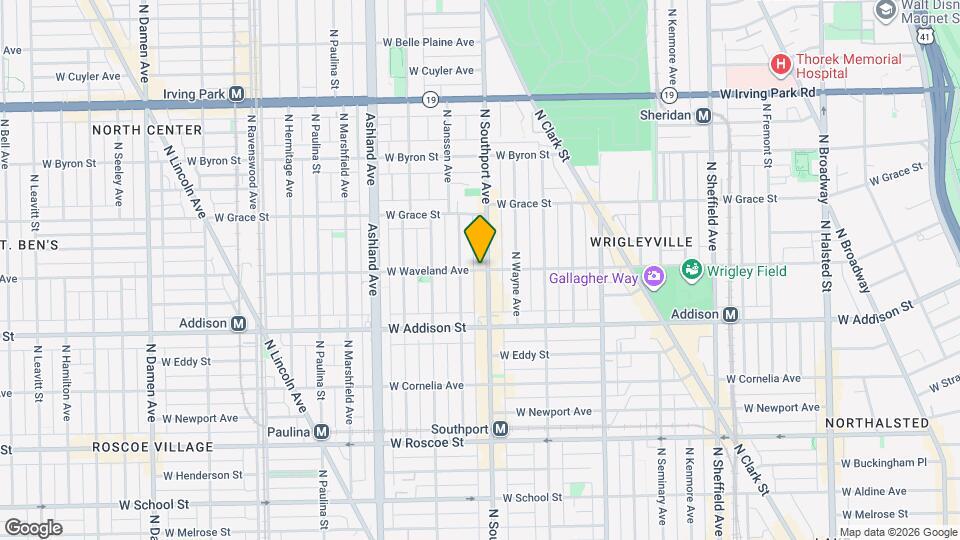 1408 W Waveland Ave Map and Location Details