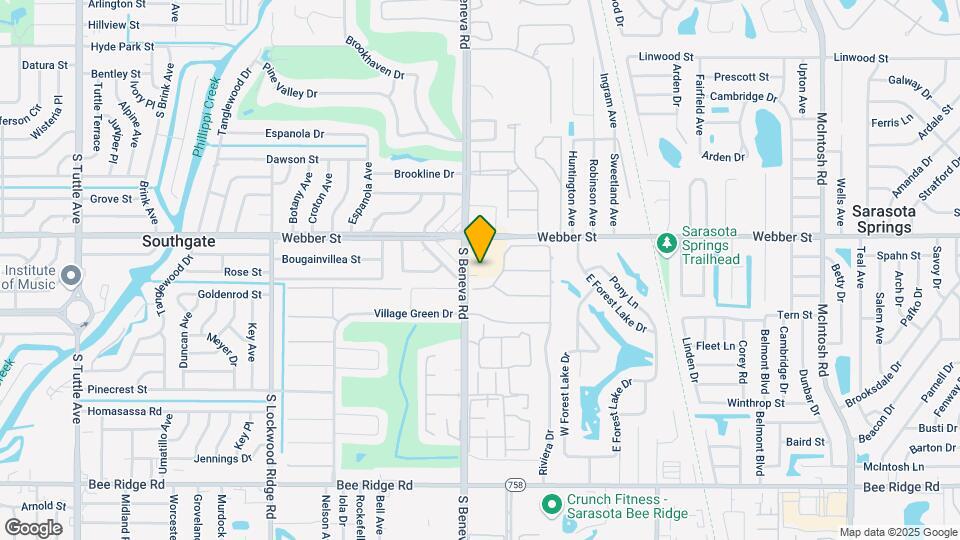2955 Beneva Rd Map and Location Details