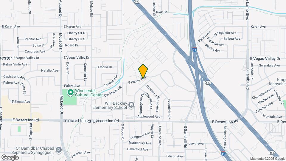 319 E Pecos Way Map and Location Details